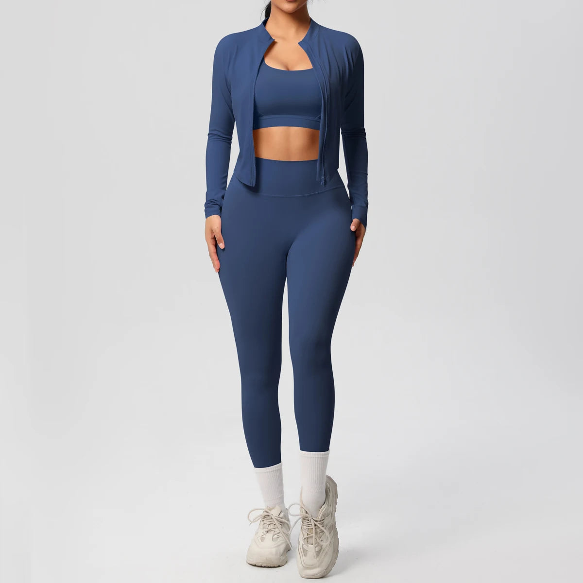 3 pièces vêtements de sport Yoga ensemble